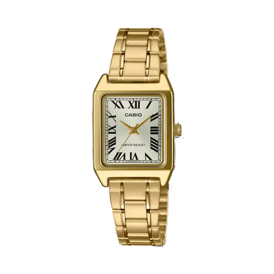 RELOJ CASIO ORIGINAL DE ACERO DORADO | LTP-V007 | CAS-166