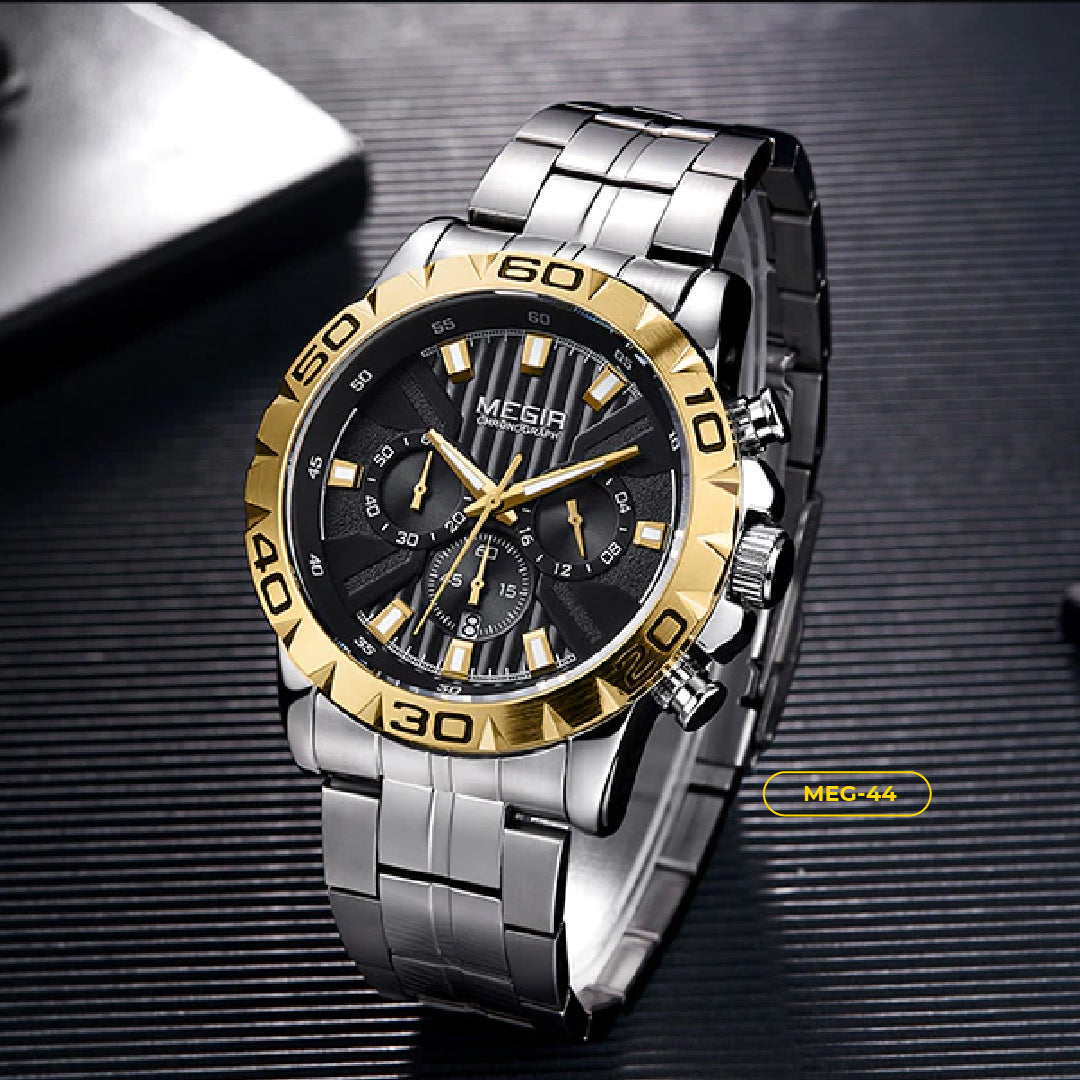RELOJ MEGIR - GREY MODA CASUAL | SKU: MEG-44