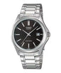 MTP-1183 | RELOJ CASIO ORIGINAL DE ACERO NEGRO| CAS-221