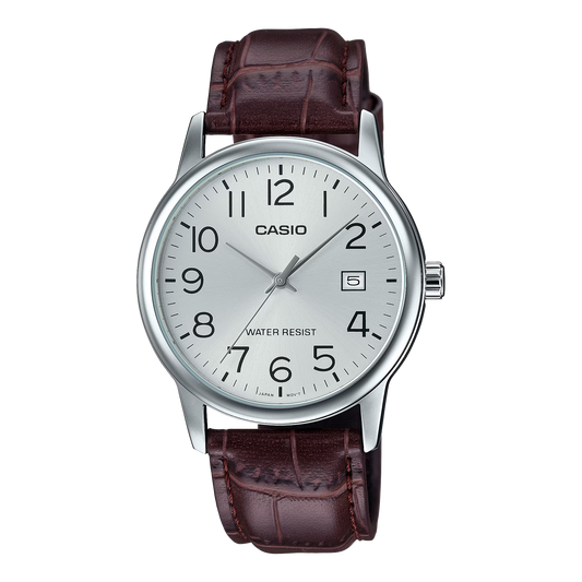 RELOJ CASIO MTP-V002L-7B2U ORIGINAL MARRON| SKU: CAS-123