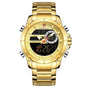 RELOJ NAVIFORCE - DORADO CON NEGRO | SKU: NAV-18 - CLOCK-PERU