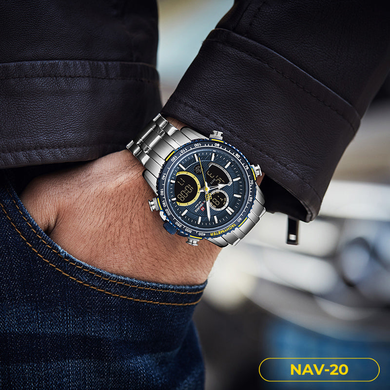 RELOJ NAVIFORCE ORIGINAL ACERO | SKU: NAV-20 | NAV-22