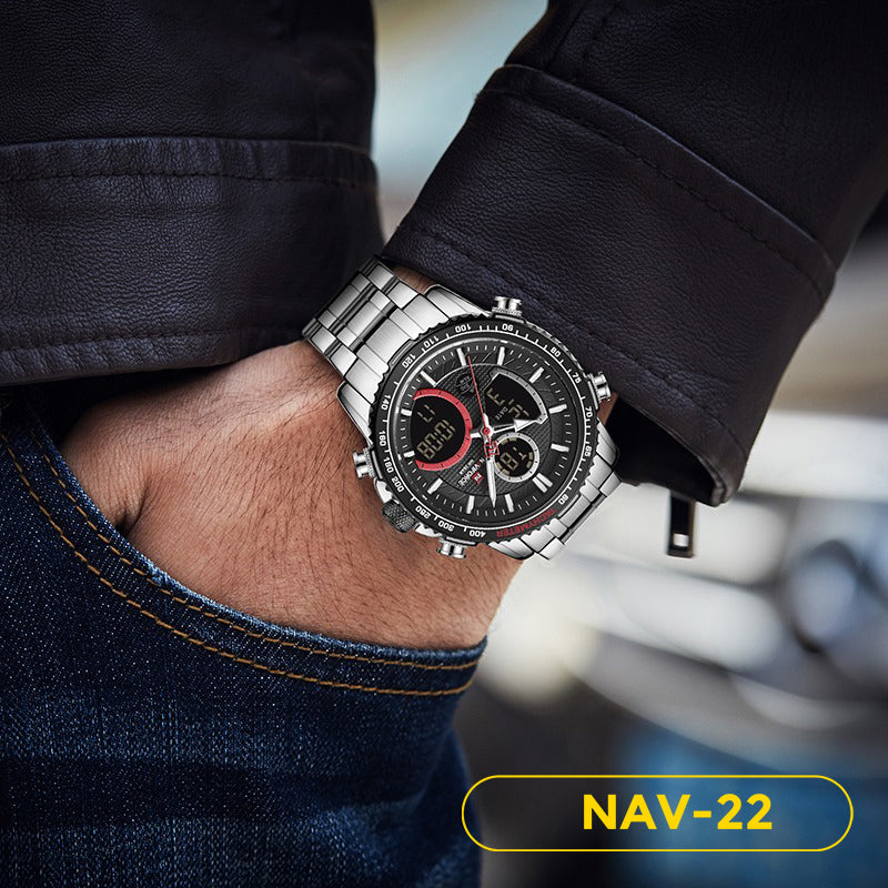 RELOJ NAVIFORCE ORIGINAL ACERO | SKU: NAV-20 | NAV-22