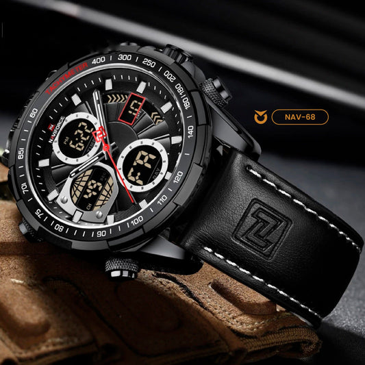 RELOJ NAVIFORCE NEGRO CAZADOR | SKU: NAV-68