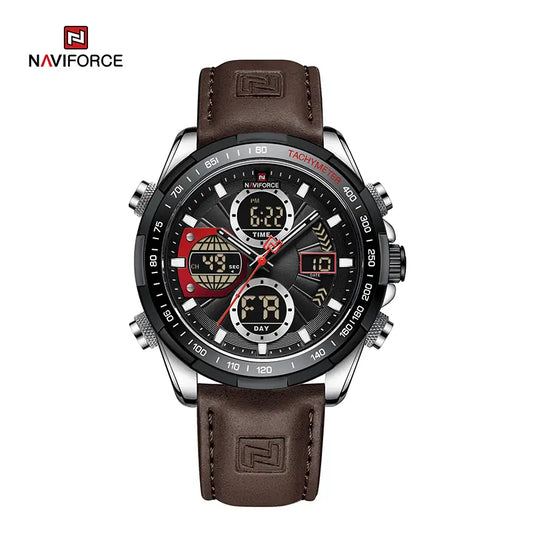 RELOJ NAVIFORCE ORIGINAL NF9197L MOVIMIENTO JAPONÉS MARRON | SKU: NAV-151