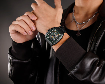 RELOJ NAVIFORCE ORIGINAL ACERO TIPO RM ACERO NEGRO | SKU: NAV-128