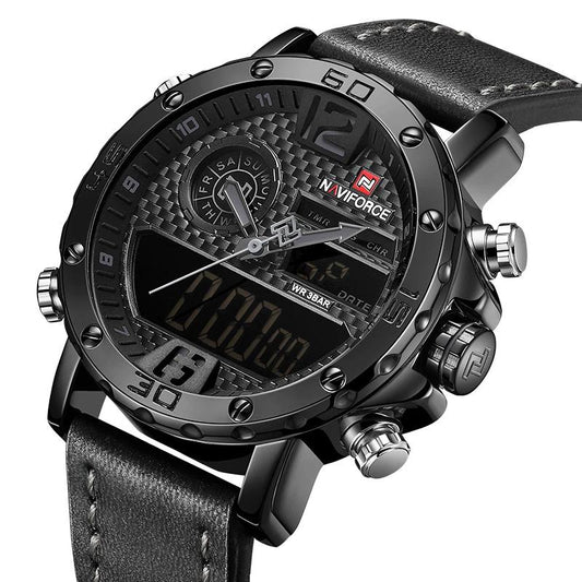 RELOJ NAVIFORCE - LUXURY NEGRO | SKU: NAV-14 - CLOCK-PERU