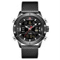 RELOJ NAVIFORCE ORIGINAL - ACERO AZUL, Negro | SKU: NAV-10 | NAV-11