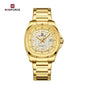 RELOJ NAVIFORCE ORIGINAL NF9242 MOVIMIENTO JAPONÉS DIAL CUADRADO DORADO | SKU: NAV-251