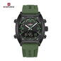 RELOJ NAVIFORCE ORIGINAL PANTALLA DUAL CORREA SILICONA LUMINOSO IMPERMEABLE