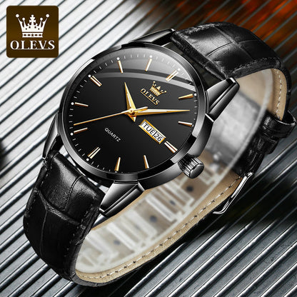 RELOJ OLEVS NEGRO | SKU: OLE-8