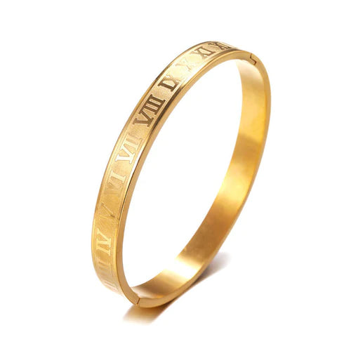 BRAZALETE DORADO ROMANO | BRA-37