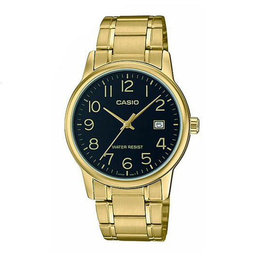 RELOJ CASIO ORIGINAL DORADO MTP-V002G-1B | CAS-19