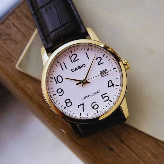 RELOJ CASIO MTP-V002GL-7B2UDF ORIGINAL BLANCO | SKU: CAS-121