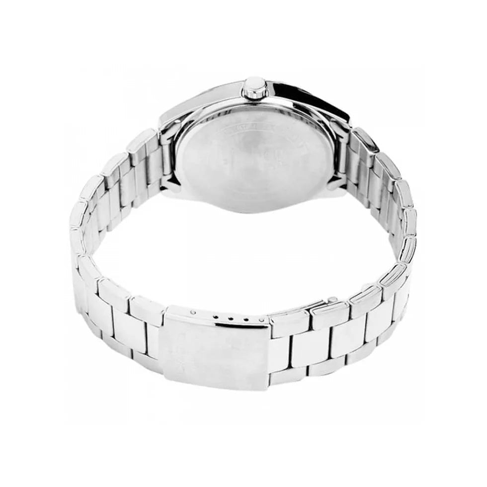 RELOJ CASIO STEEL NEGRO MTP-V002D-1B ELEGANTE | SKU: CAS-16