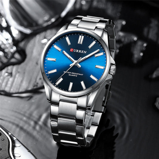 RELOJ CURREN ORIGINAL ELEGANTE AZUL | SKU: CUR-107