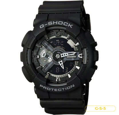 RELOJ G-SHOCK - DEPORTIVO NEGRO GA-110 | G-S-5