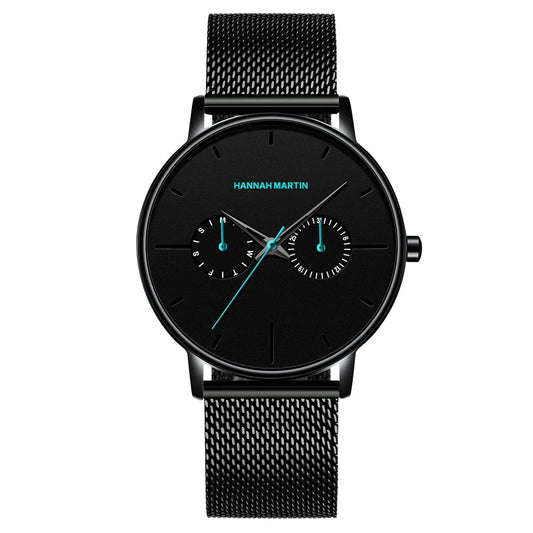 RELOJ ORIGINAL HANNAH MARTIN 150 ELEGANTE Y CASUAL - NEGRO, MARRON Y PLATEADO | HAN-73 | HAN-74 | HAN-75 | HAN-76 | HAN-77 | HAN-78