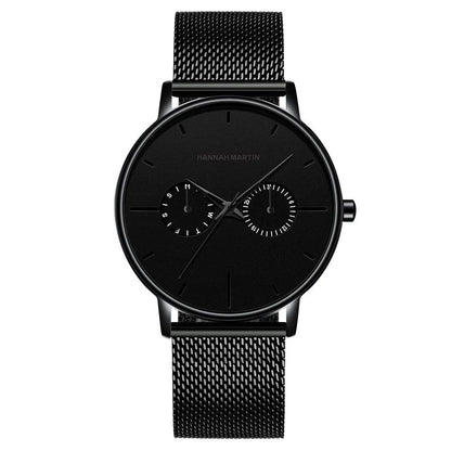 RELOJ ORIGINAL HANNAH MARTIN ELEGANTE Y CASUAL - NEGRO, MARRON Y PLATEADO | HAN-73 | HAN-74 | HAN-75 | HAN-76 | HAN-77 | HAN-78
