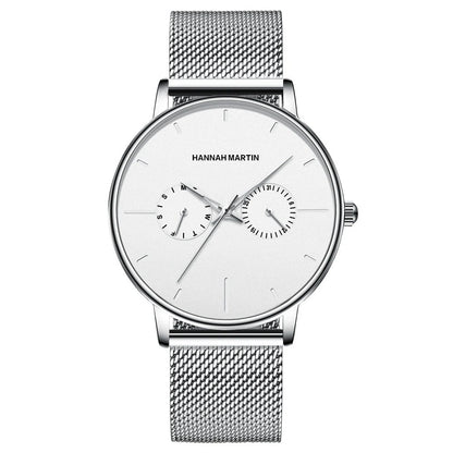 RELOJ ORIGINAL HANNAH MARTIN ELEGANTE Y CASUAL - NEGRO, MARRON Y PLATEADO | HAN-73 | HAN-74 | HAN-75 | HAN-76 | HAN-77 | HAN-78