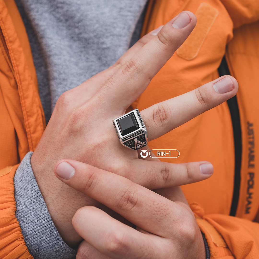ANILLO RELÁMPAGO PLATEADO | RIN-01