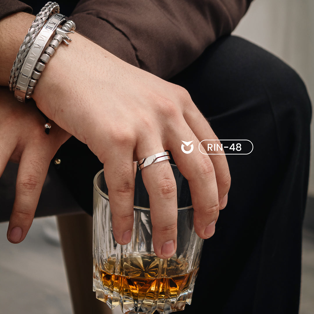 ANILLO VECTORIZADO NEGRO | SKU: RIN-47 I RIN-48