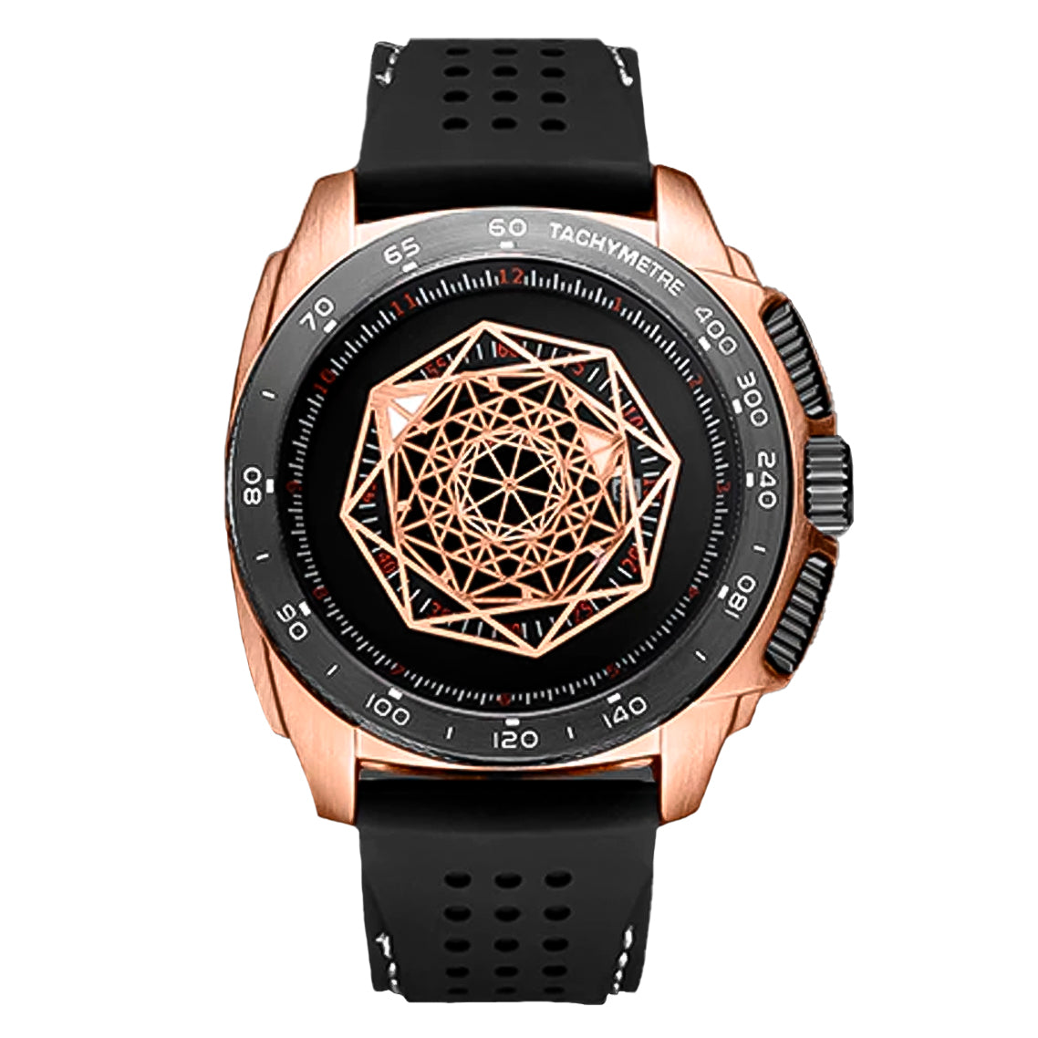 RELOJ RUIMAS -NEGRO DORADO | SKU: RUI-10