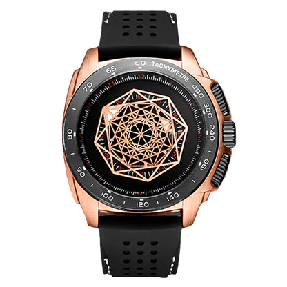 RELOJ RUIMAS -NEGRO DORADO | SKU: RUI-10