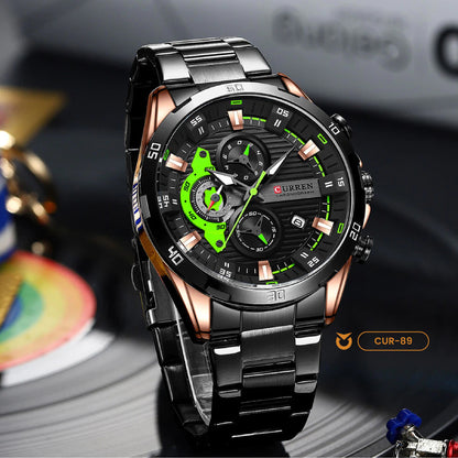 Reloj_Curren-Negro-8402 - elegante - negro -  Caballeros