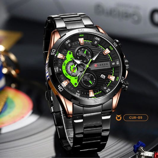 Reloj_Curren-Negro-8402 - elegante - negro -  Caballeros