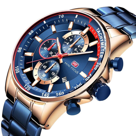 RELOJ MINIFOCUS - MULTI COLOR ACERO | SKU: MIN-14