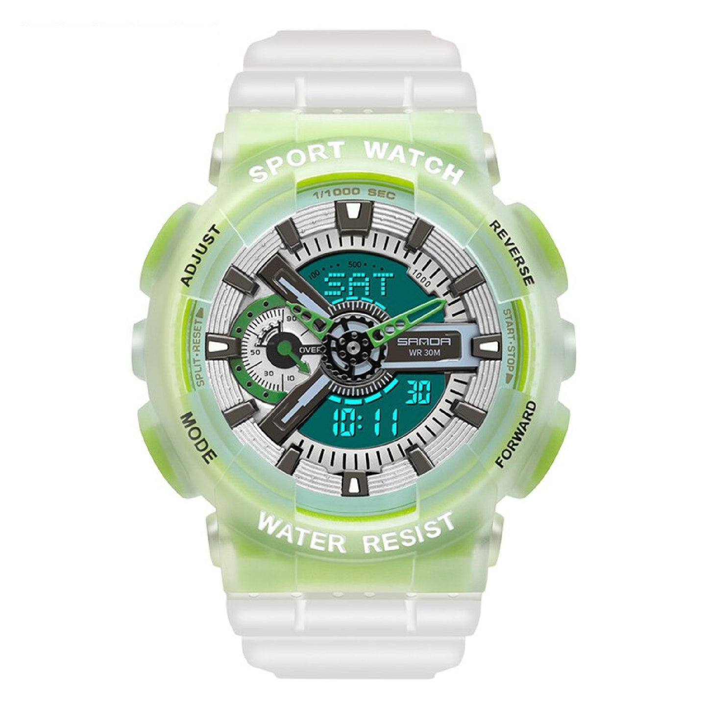 RELOJ SANDA DEPORTIVO BLANCO LEMON FANTASMA | SAN-43