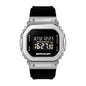 RELOJ SANDA DEPORTIVO  ORIGINAL NEGRO PLATEADO CASUAL | SAN-45