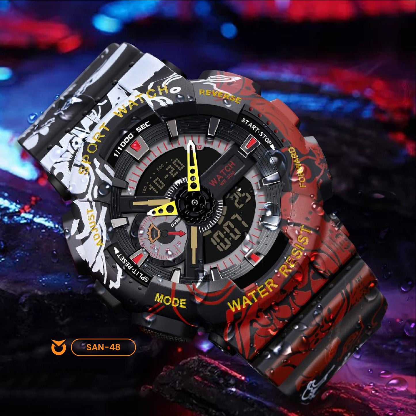 RELOJ SANDA - ONE PIECE | SAN-48