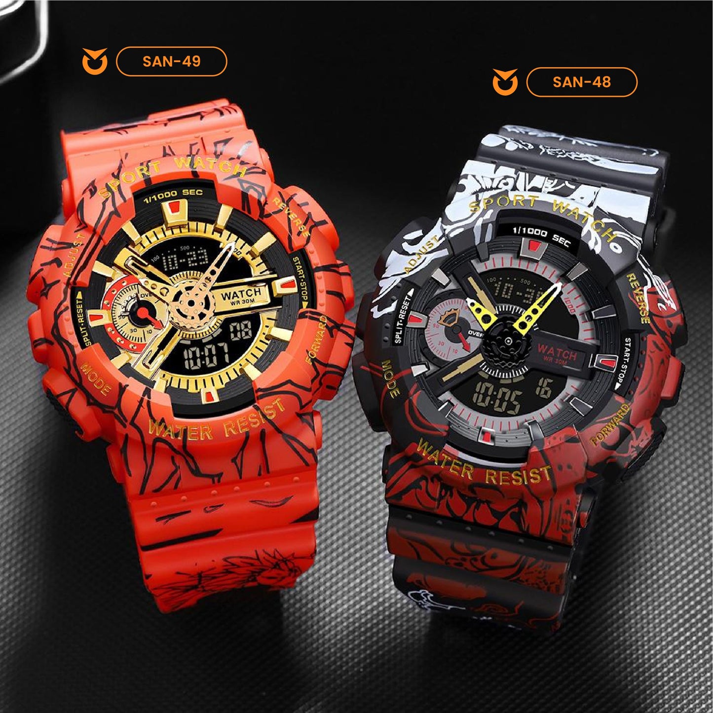 RELOJ SANDA - ONE PIECE | SAN-48