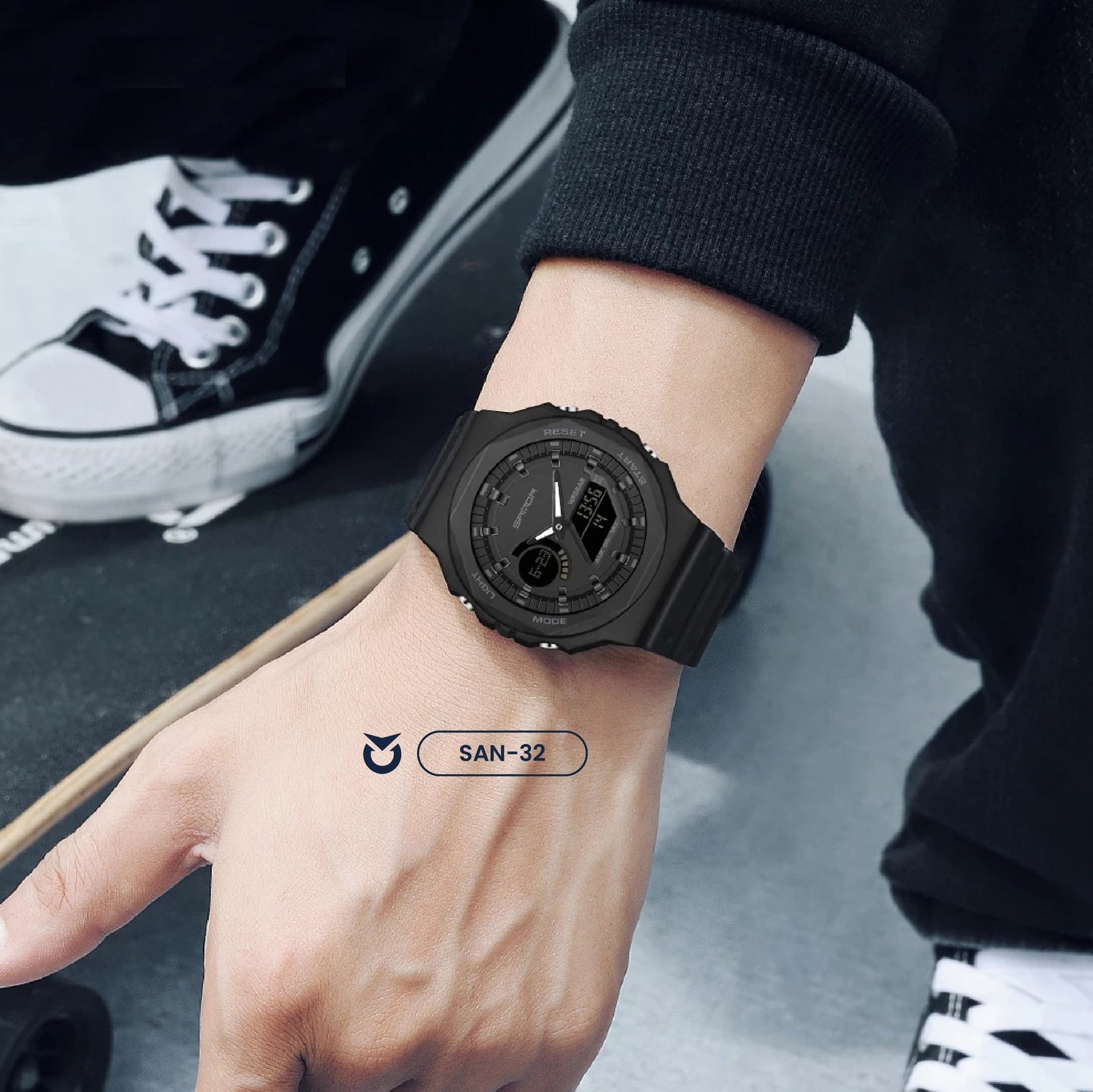 RELOJ SANDA ORIGINAL CARBONO COMPLETO | SAN-32