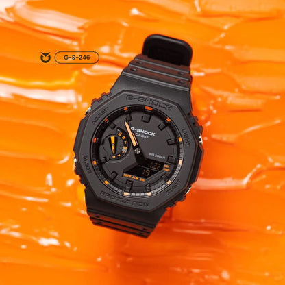 RELOJ G-SHOCK  DEPORTIVO NEGRO GA-2100 - OAK | G-S-246
