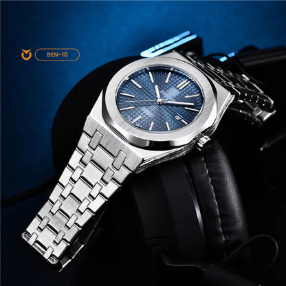 RELOJ BENYAR ORIGINAL ELEGANTE PLATEADO | BEN-10