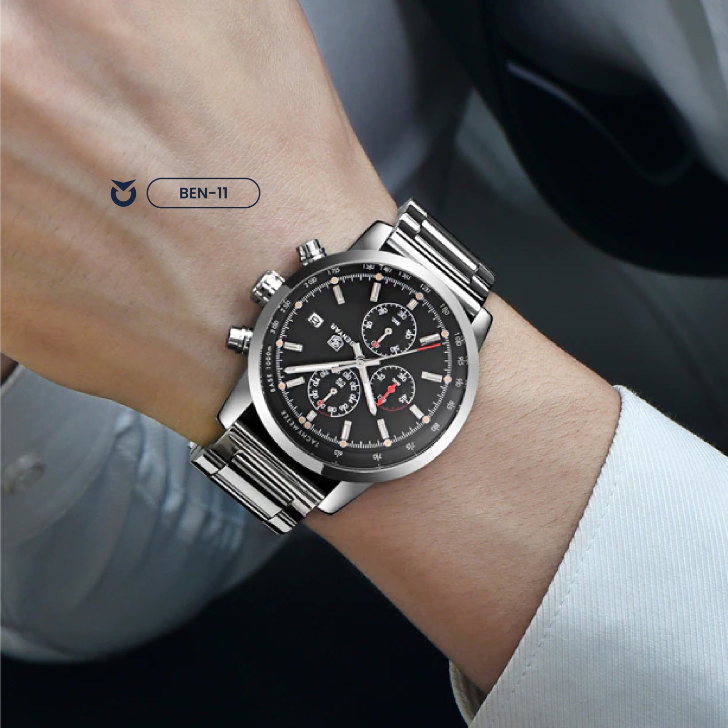 RELOJ BENYAR 5102 - GRIS NEGOCIADOR | BEN-11