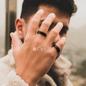 ANILLO RACE NEGRO | RIN-16
