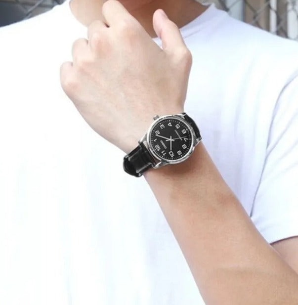 RELOJ CASIO MTP-V002L-1BUDF ORIGINAL NEGRO | SKU: CAS-122
