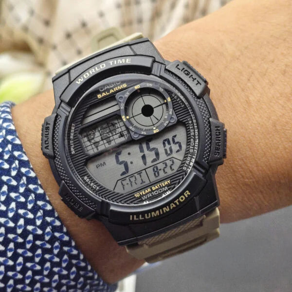 RELOJ CASIO DIGITAL ORIGINAL | AE-1000W-5AV | CAS-289