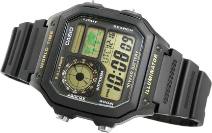 RELOJ CASIO DIGITAL ORIGINAL | AE-1200WH-1BV | CAS-27