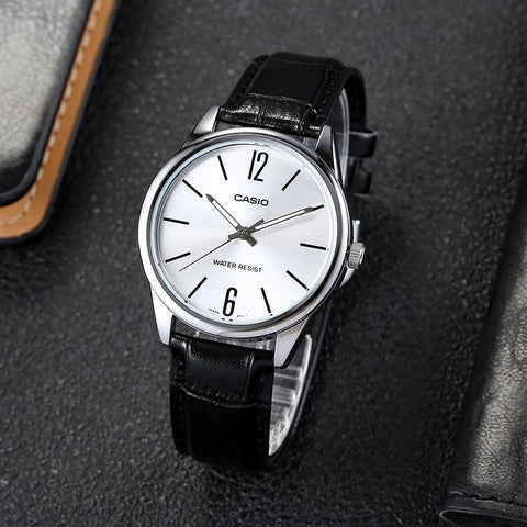 RELOJ CASIO MTP-V005L-7B ORIGINAL NEGRO | SKU: CASIO15