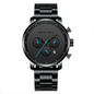 RELOJ HANNAH MARTIN - NEGRO TURQUESA | HAN-7 | HAN-61
