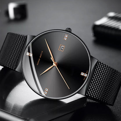 RELOJ HANNAH MARTIN NEGRO VERANO ELEGANTE | SKU: HAN-22