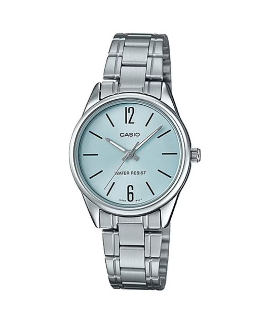 RELOJES CASIO ORIGINAL MUJER LTP-V005D-2B PLATEADO | CAS-283