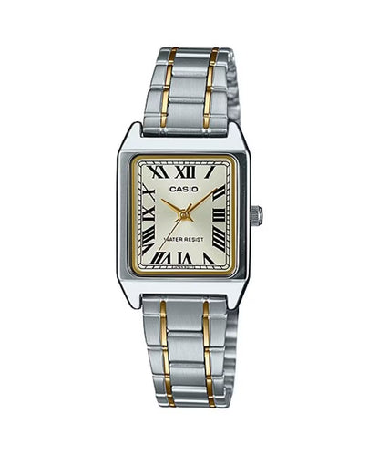 RELOJ CASIO ORIGINAL DE ACERO PLATA DORADO |LTP-V007SG-9B | CAS-167
