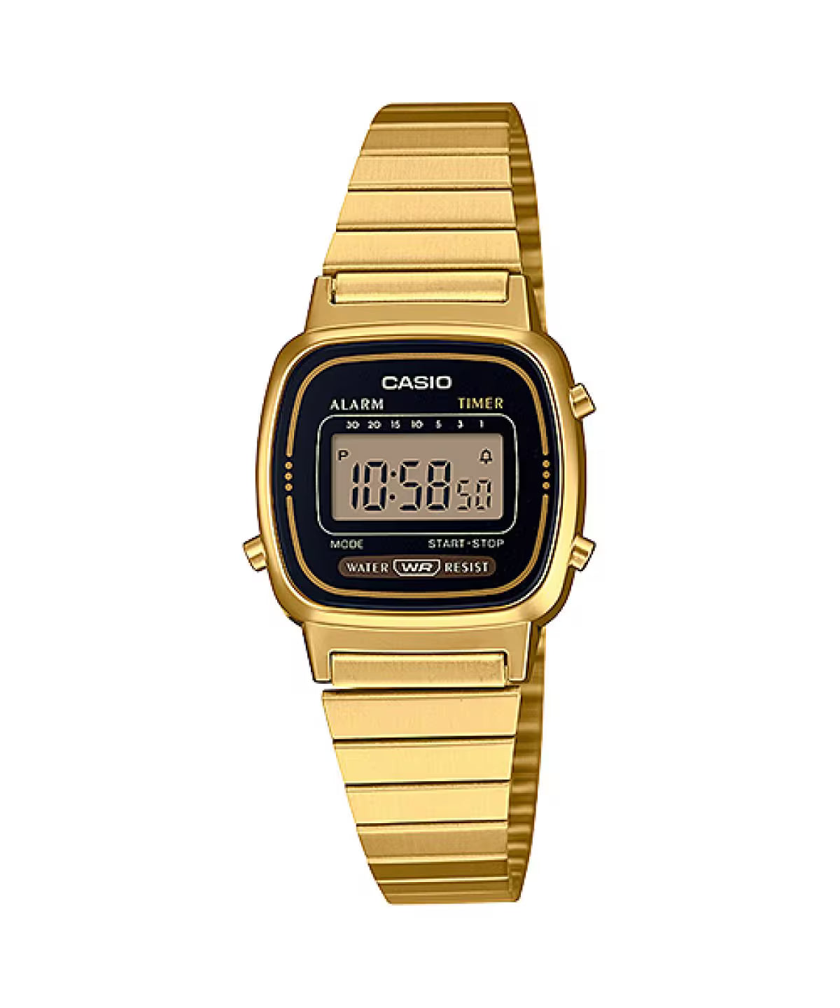 RELOJ CASIO ORIGINAL DE ACERO DORADO  LA-670WGA-1 | CAS-271