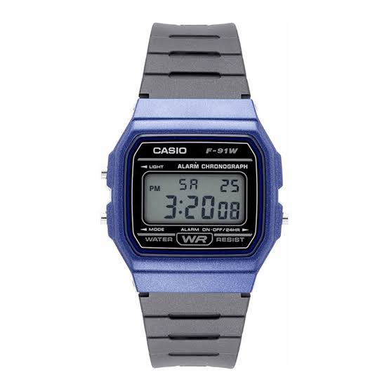 F-91WM-2A | RELOJ CASIO AZUL ORIGINAL